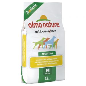 INGREDIENTI: Carni e sottoprodotti animali 53% (di cui pollo fresco 26%), cereali (riso, orzo, avena), estratti di proteine vegetali, Vegetali e derivati di origine vegetale, oli e grassi, lievito, minerali, manno-oligosaccaridi (MOS), fruttooligosaccaridi (FOS). ADDITIVI: Additivi nutrizionali: vitamina A 26760 IU/kg, vitamina D3 1800 IU/kg, vitamina E 200 mg/kg. Oligoelementi: calcio iodato anidro mg/kg 1,64, selenito di sodio mg/kg 0,53, solfato ferroso monoidrato mg/kg 321, solfato di rame pentaidrato mg/kg 42, chelati rameici amminoacidici idrati mg/kg 53, chelati di zinco amminoacidici idrati mg/kg 356, solfato manganoso monoidrato mg/kg 117, zinco solfato monoidrato mg/kg 296, chelati ferrosi amminoacidici idrati mg/kg 21.