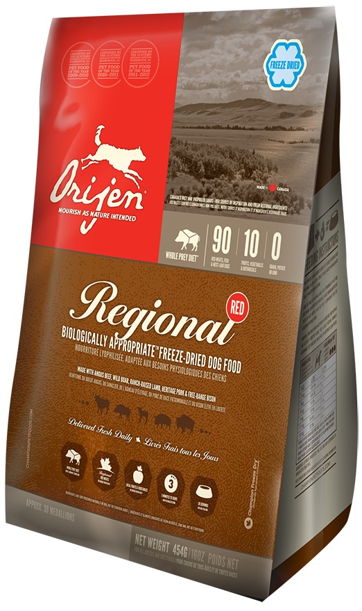 orijen - regional red liofilizzato