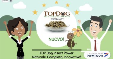 crocchette per cani con proteina di insetti top dog