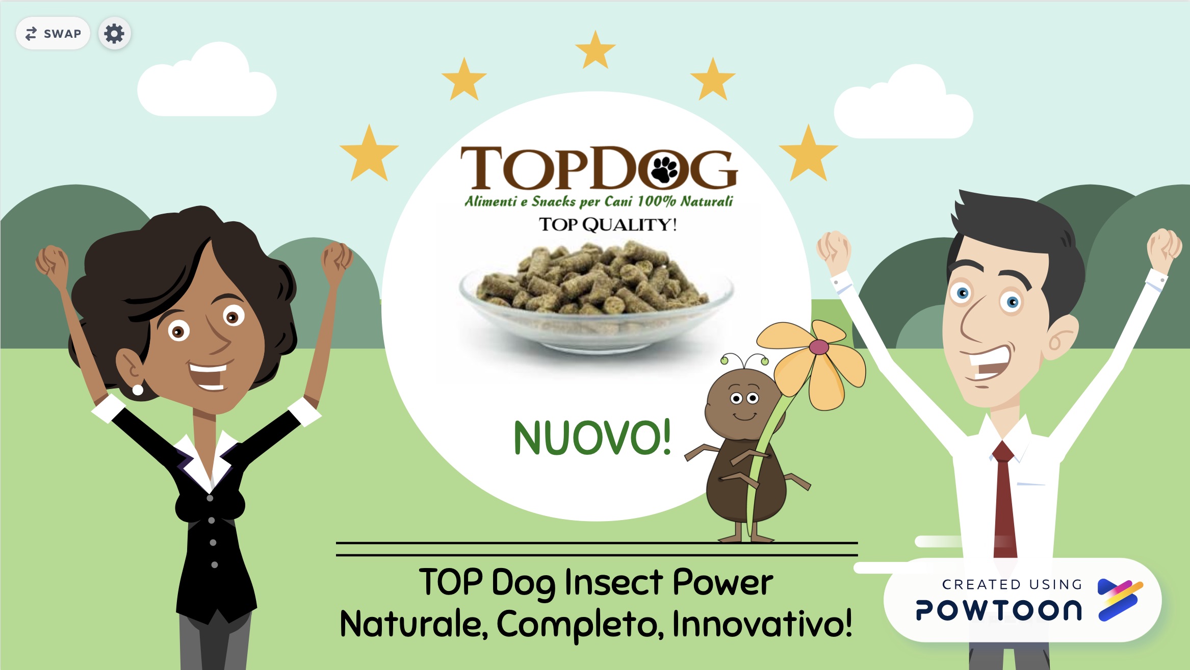 crocchette per cani con proteina di insetti top dog